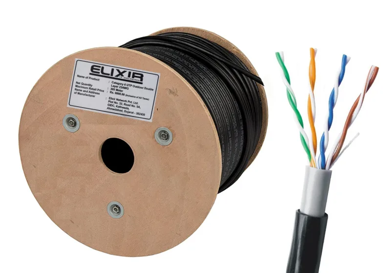 Cat 6 outdoor عادي